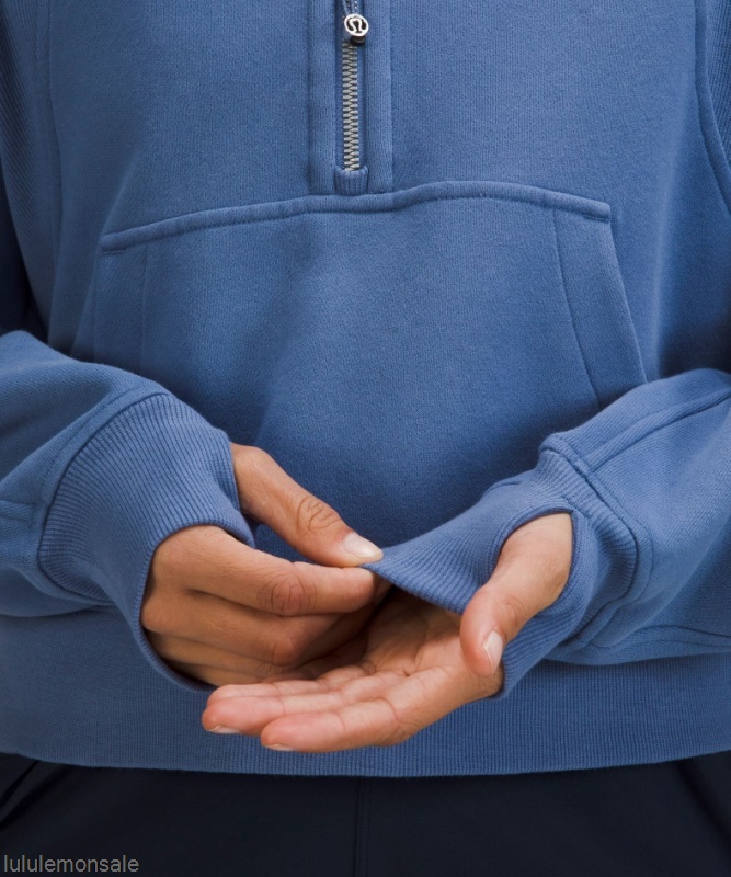 Lululemon Damen DELULU178 | Lululemon Deutschland Wassertropfen-Scuba-Oversized-Hoodie Mit Halbem Reißverschluss